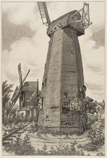 Mills at Outwood, Surrey