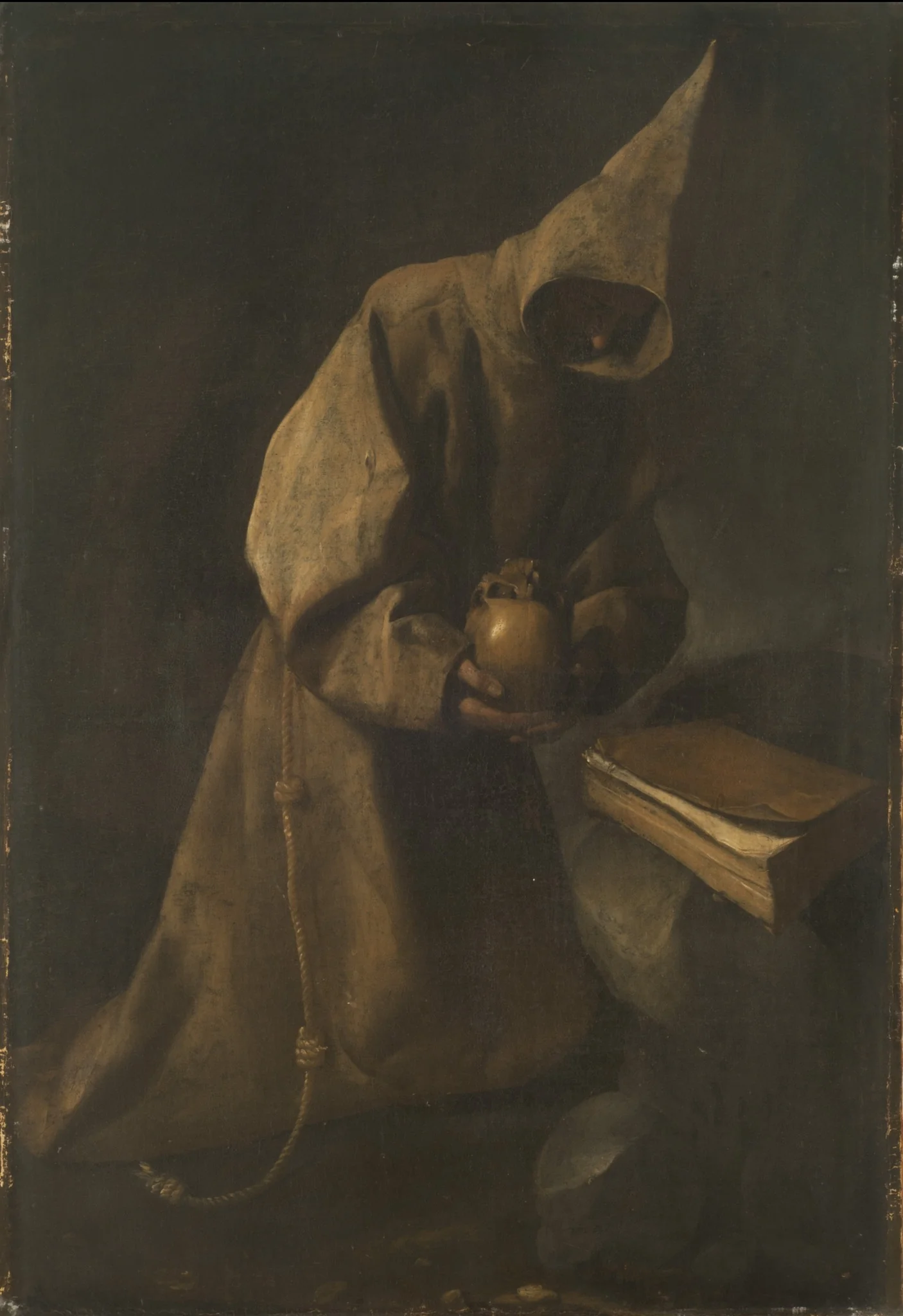 Saint Francisco in meditation