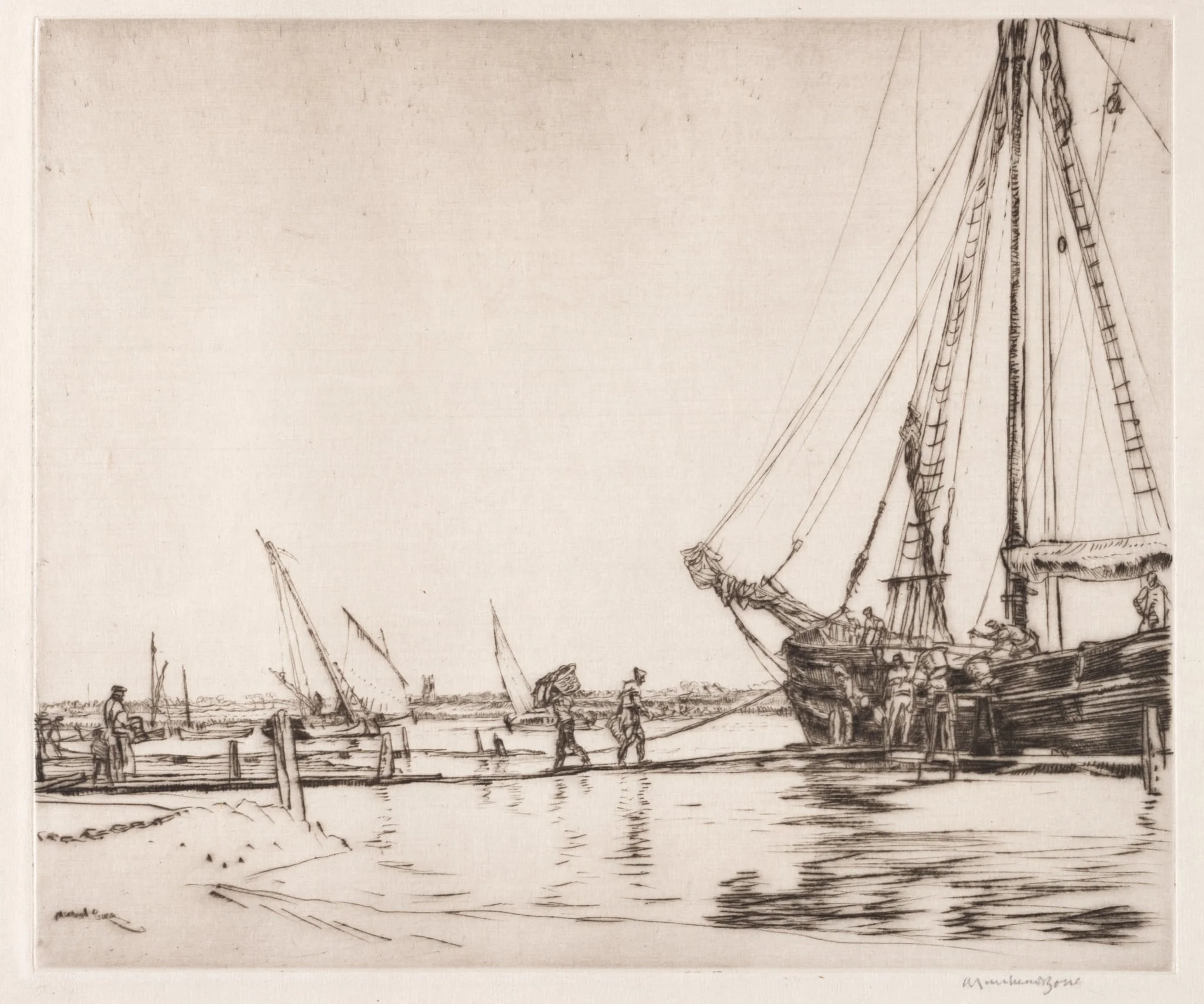 Moy, Ireland, by Muirhead Bone, 1913