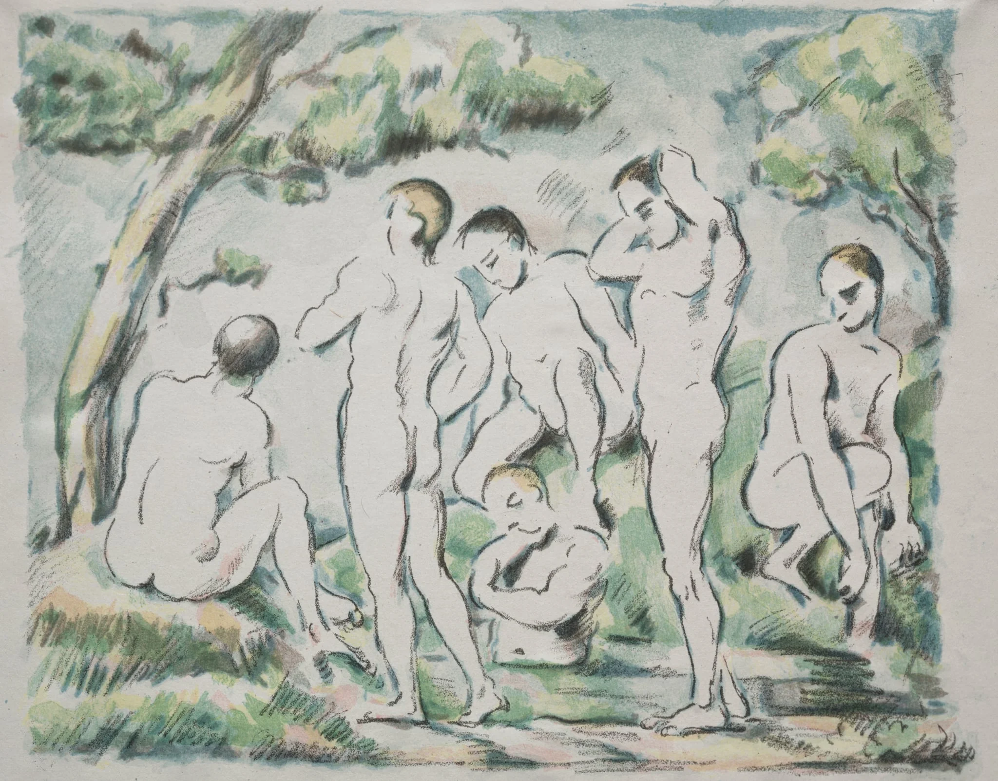 The Bathers, by Paul Cezanne, 1897