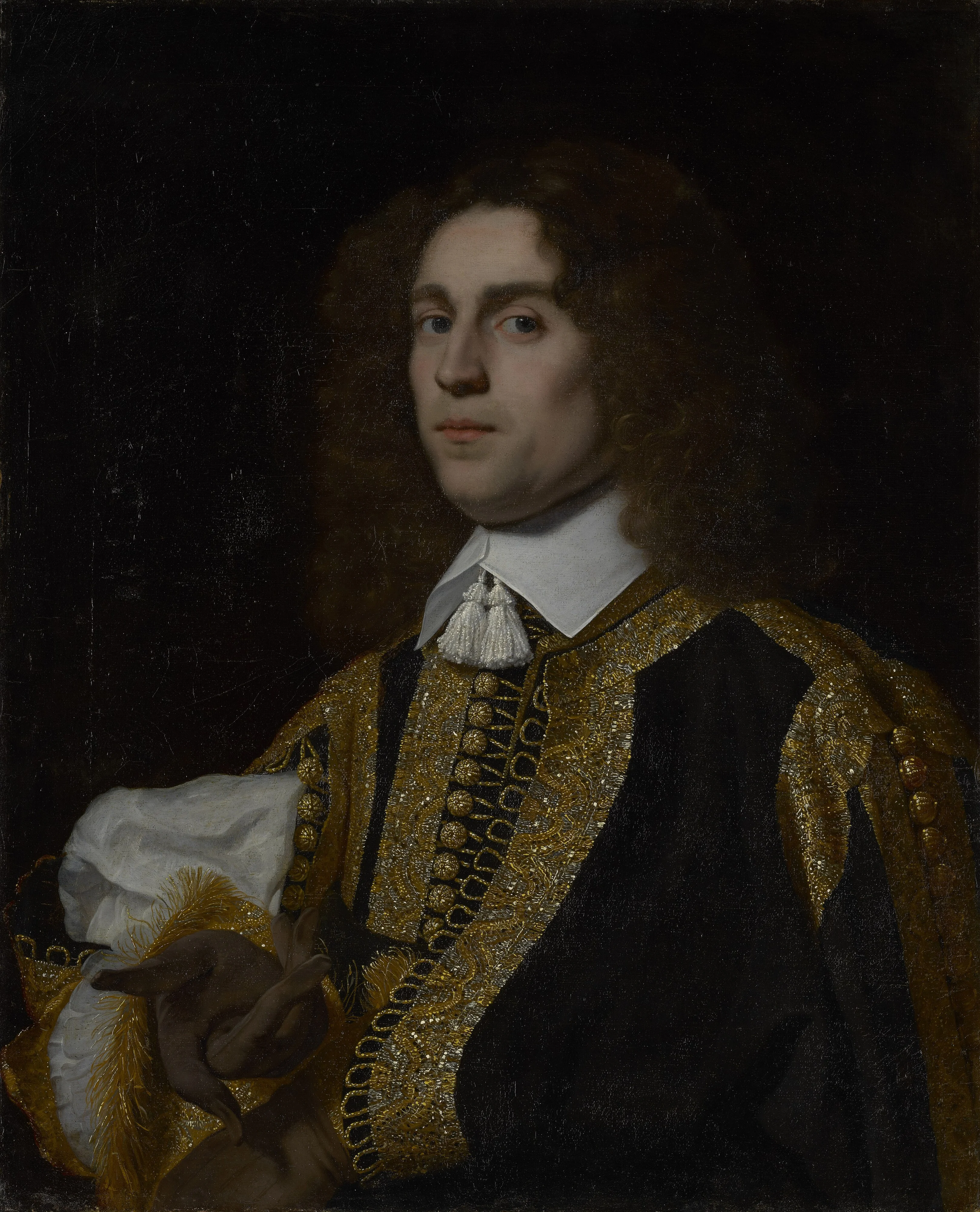 Portrait of a Young Man in Military Costume