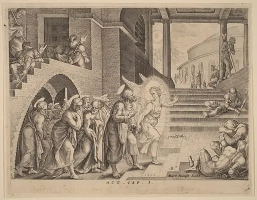 The Apostles Delivered from Prison by an Angel