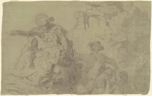 Study for "Westward the Course of Empire Takes Its Way"