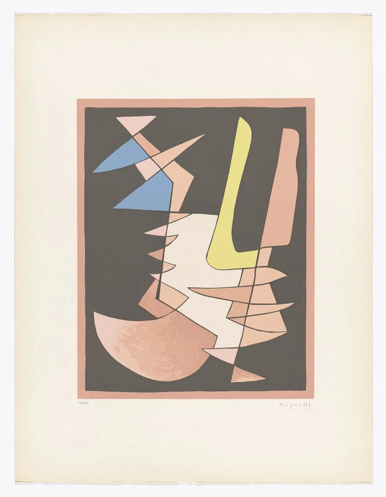 Untitled, by Alberto Magnelli, ink, 1953