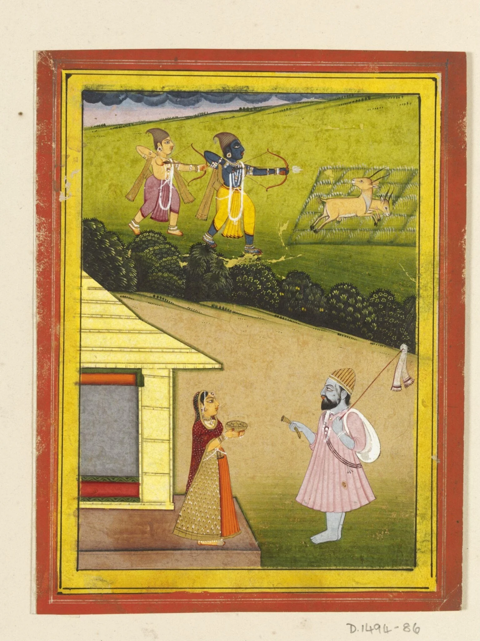 Sita, by Unknown, paint, 1850