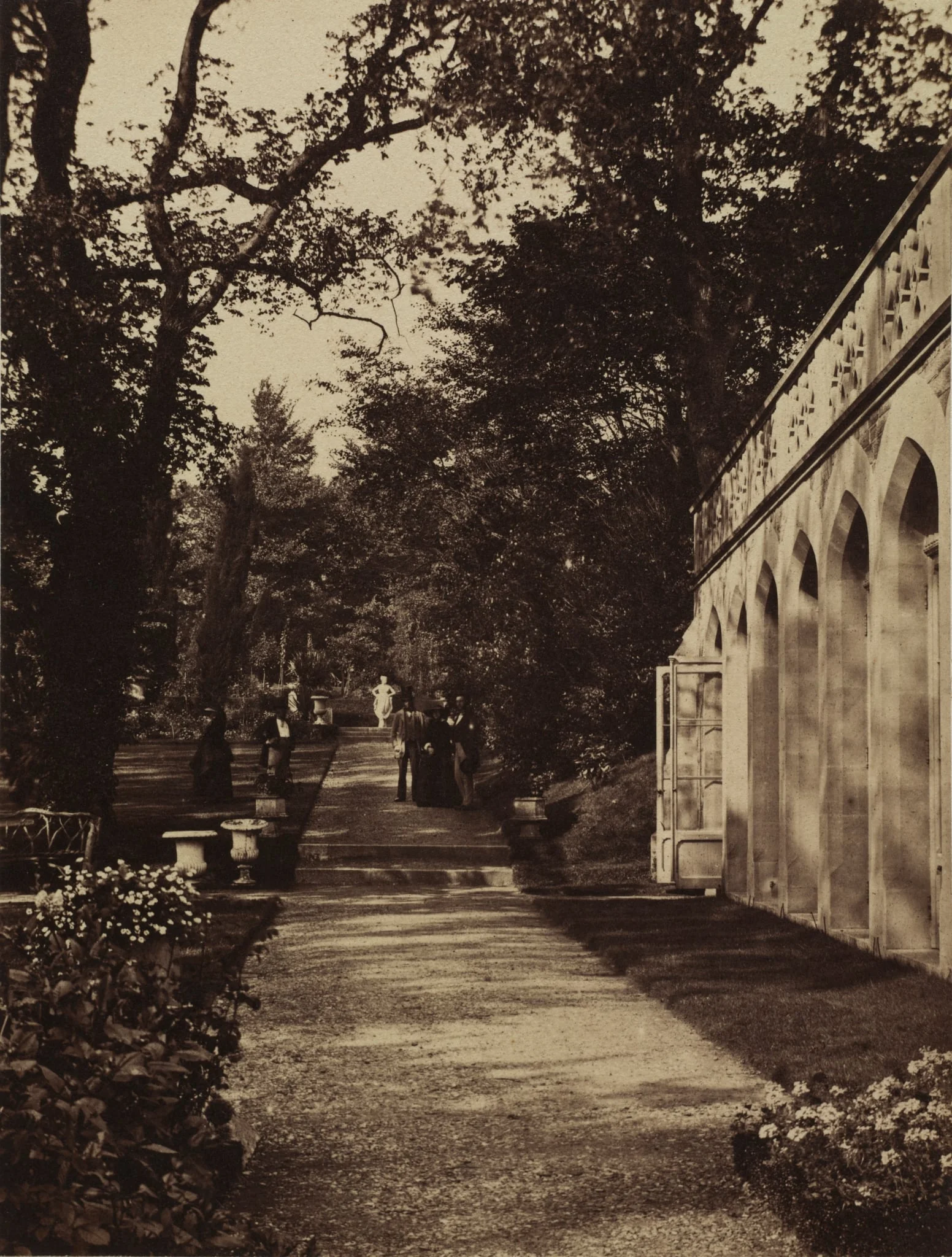 Orangery and Flower Garden at Singleton, Glamorganshire