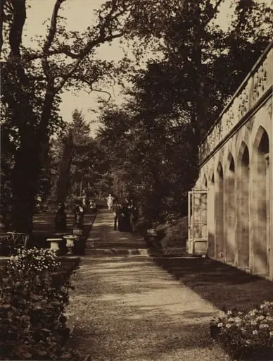 Orangery and Flower Garden at Singleton, Glamorganshire