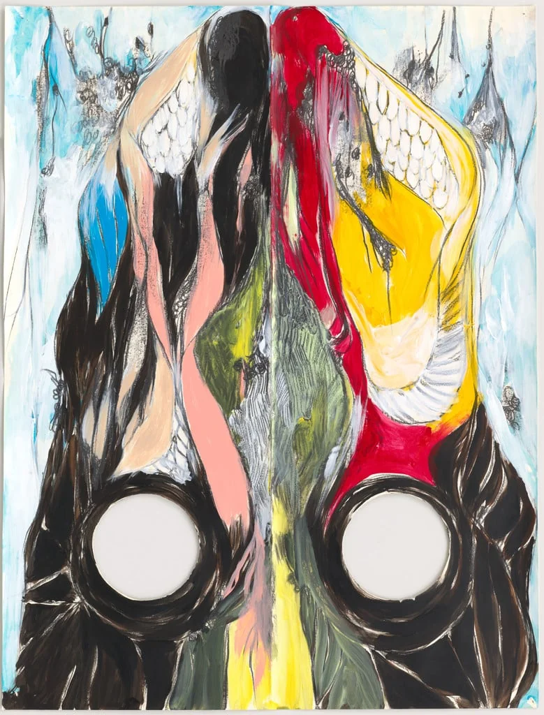 Untitled, by Naotaka Hiro, acrylic, 2017