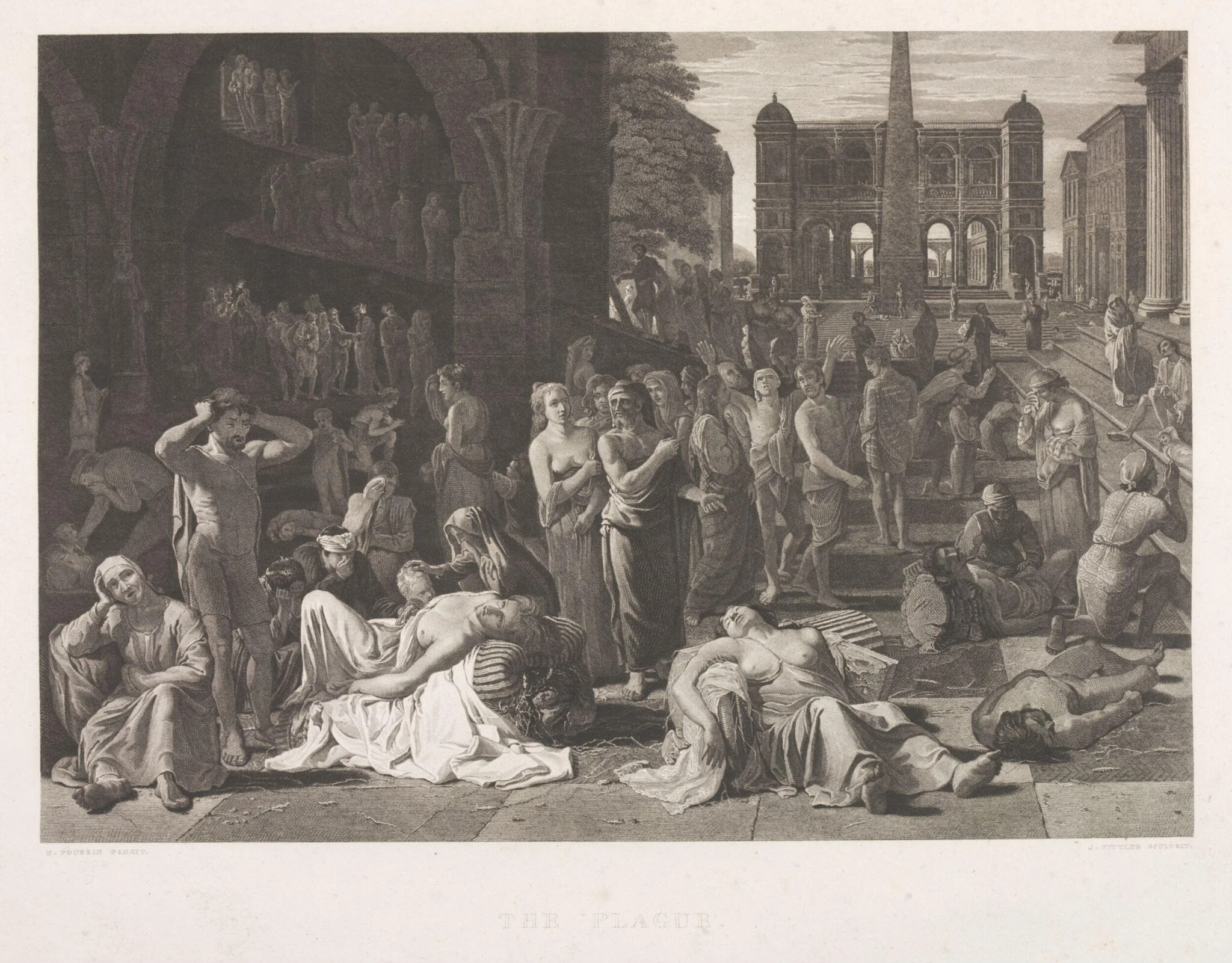 The Plague, by James Fittler, 1850