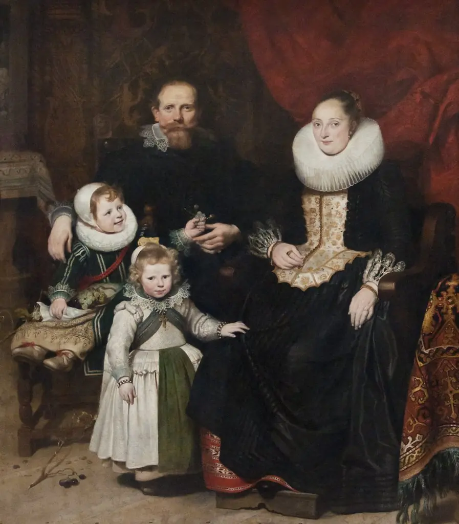 Self-portrait with family