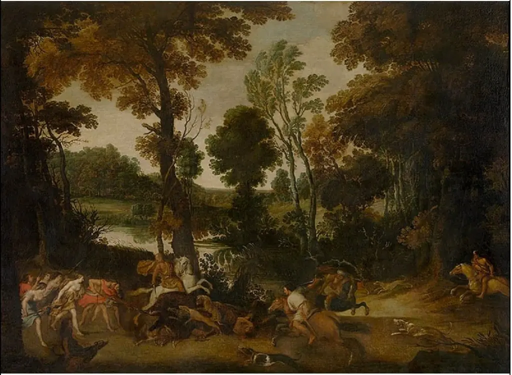 Landscape with Hunt of Meleager and Atalanta
