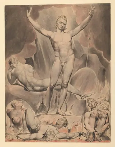 Satan arousing the rebel angels