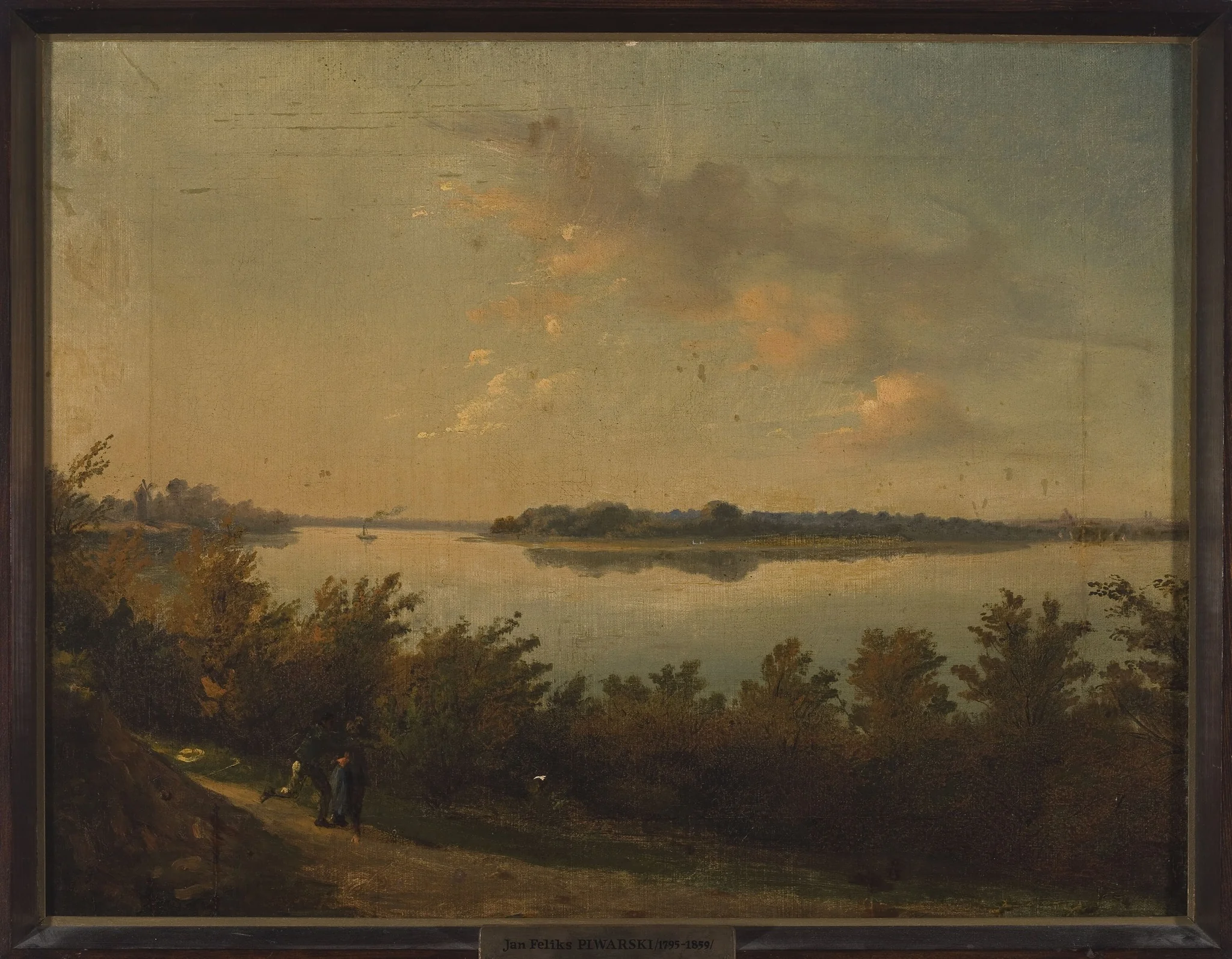 Saska Kępa – Landscape at sunset