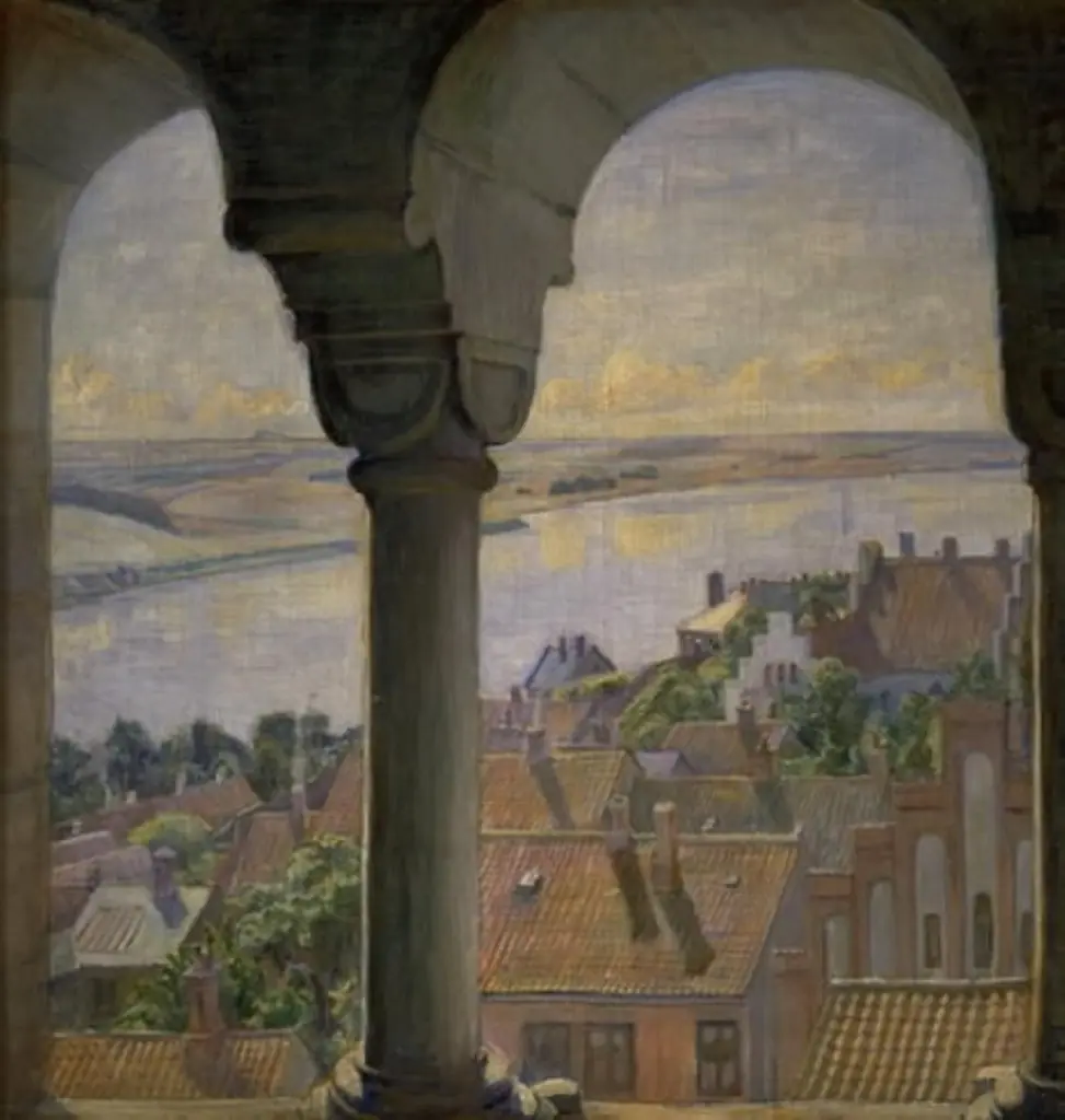 A view from the Tower of Viborg Cathedral