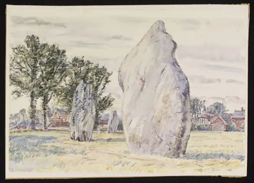 The Southern Circle and Village, Avebury