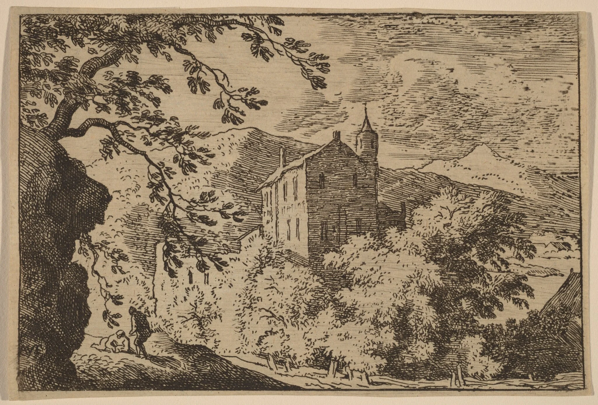 Large House with a Turret
