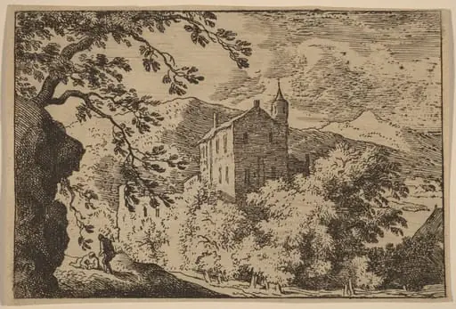 Large House with a Turret