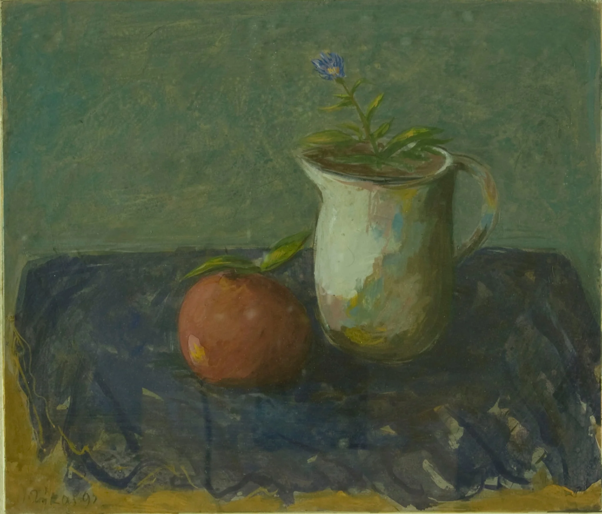 Νεκρή φύση με κανάτι, by Yannis Zikas, unspecified