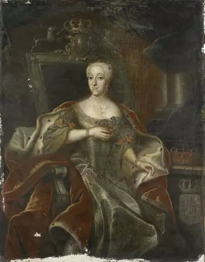 Portrait of Princess Charlotte Amalie, Daughter of Frederick IV, King of Denmark