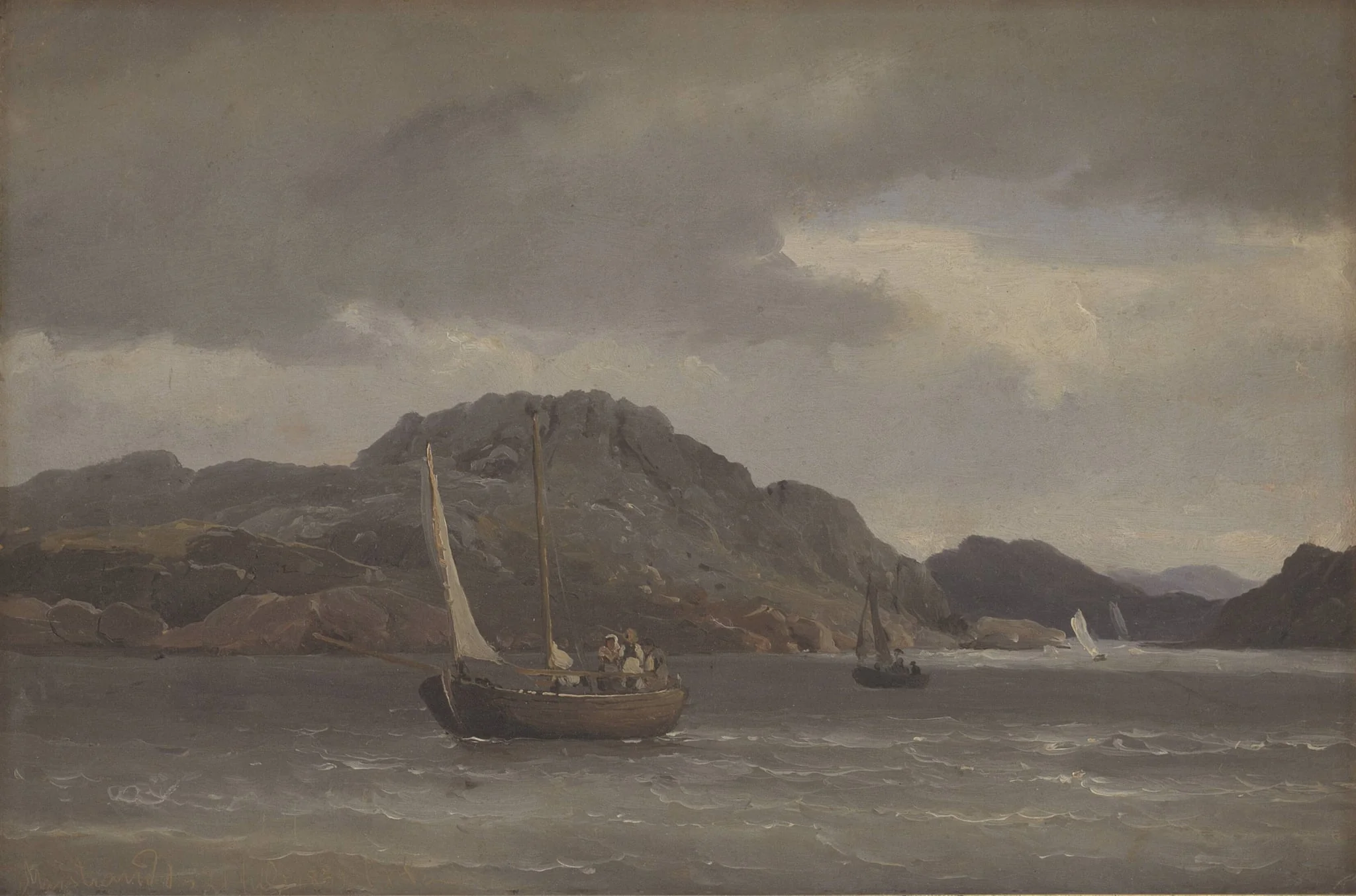 The Skerries at Marstrand. Sweden, by Unknown, 1852