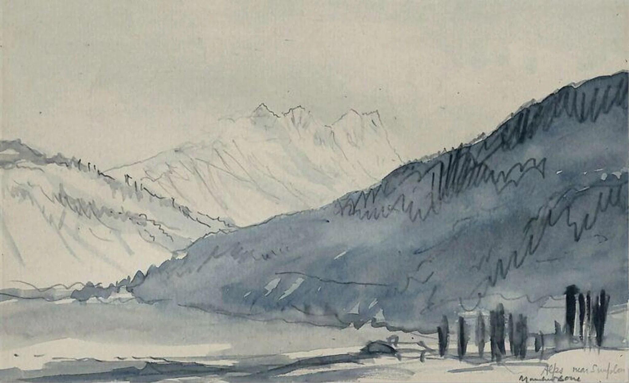 Alps near Simplon