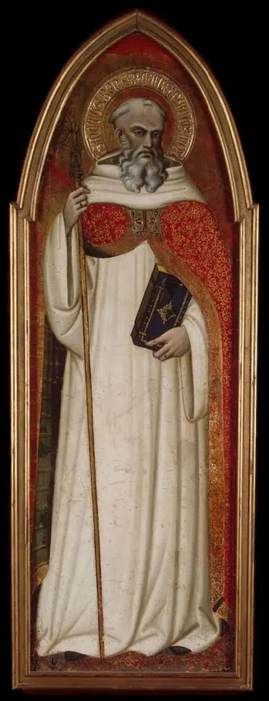 St Benedict (wing of a polyptych)