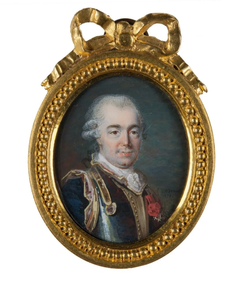 An Unknown French Officer, by Jean-Laurent Mosnier, unspecified, 1788