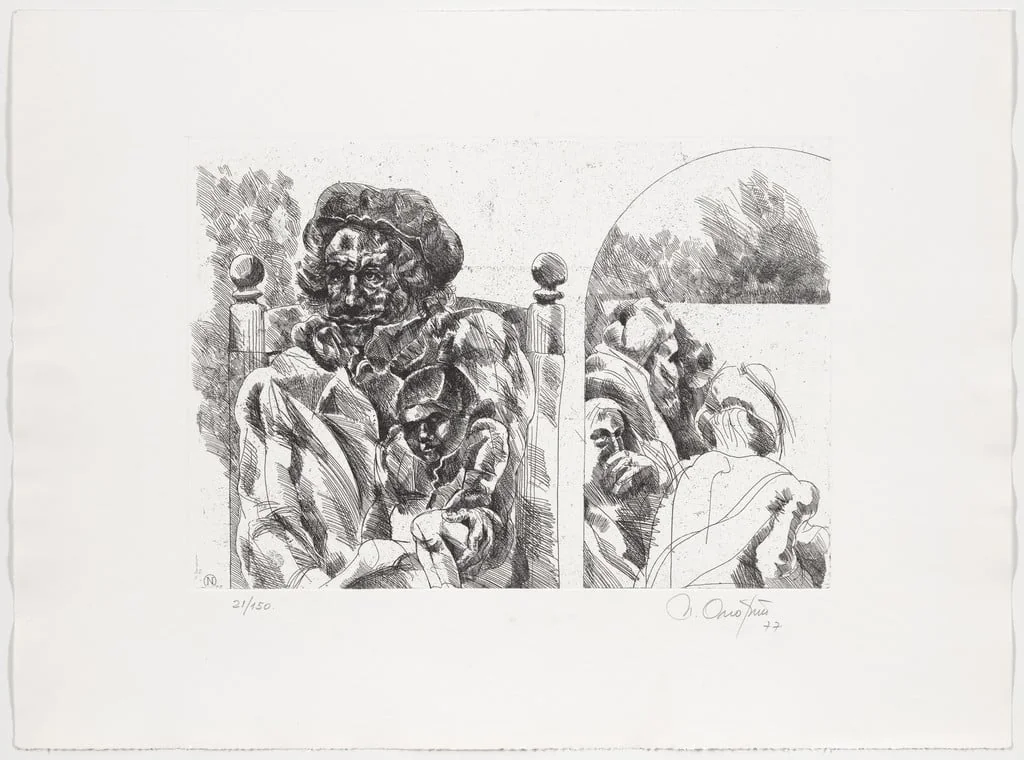 Untitled, by Norberto Onofrio, ink, 1977