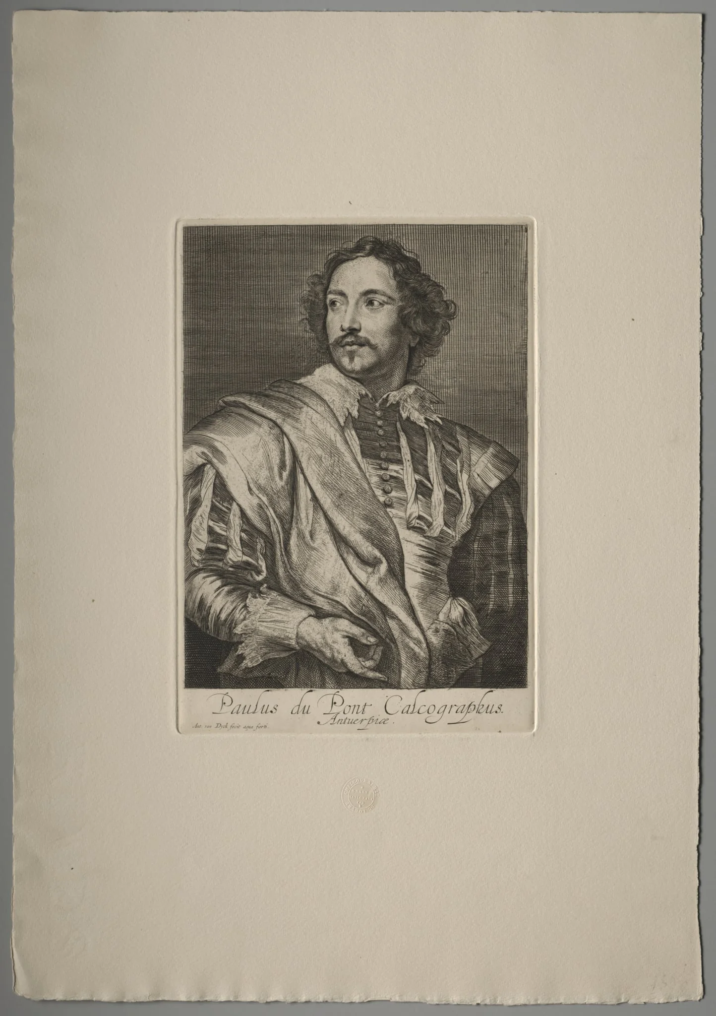 Paulus Pontius, by Anthony van Dyck, 1632