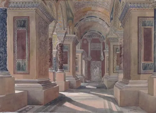 Interior of the Byzantine Court at Crystal Palace