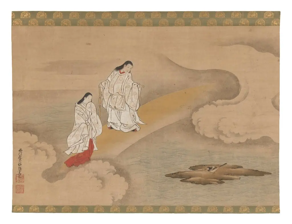 The God Izanagi and Goddess Izanami