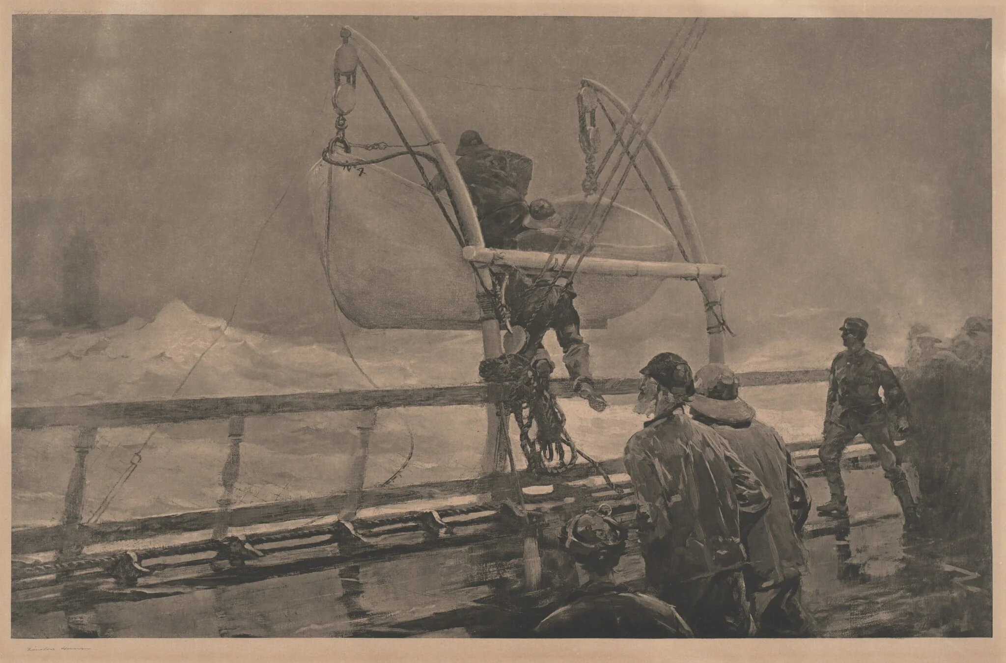 The Signal of Distress, by Winslow Homer, 1891