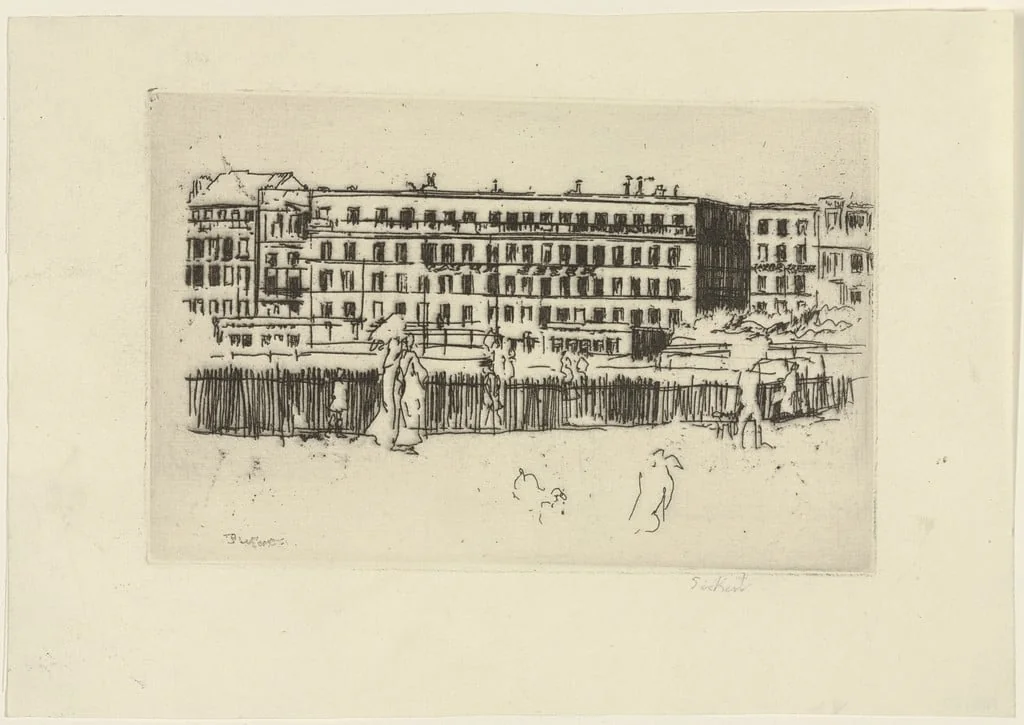 Untitled, by Walter Sickert, ink, 1894
