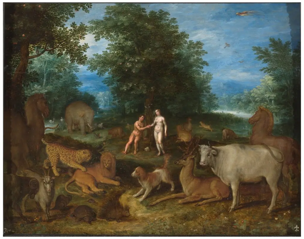 Adam and Eve in Paradise