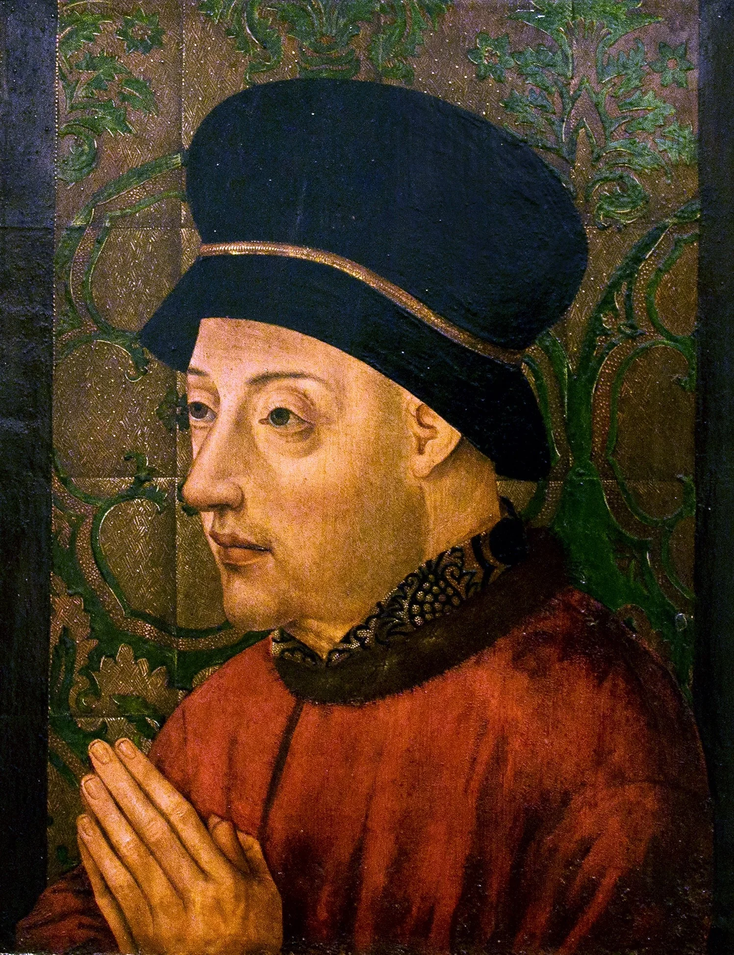 Portrait of King John I of Portugal, by Unknown, unspecified, 1434