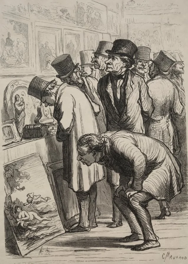 Gallery at Hotel Drouot:  The Day of the Sale