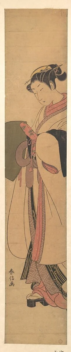 Untitled, by Suzuki Harunobu, ink, 1768