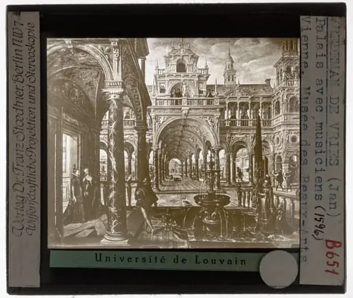Hans Vredeman de Vries. Paleis met muzikanten