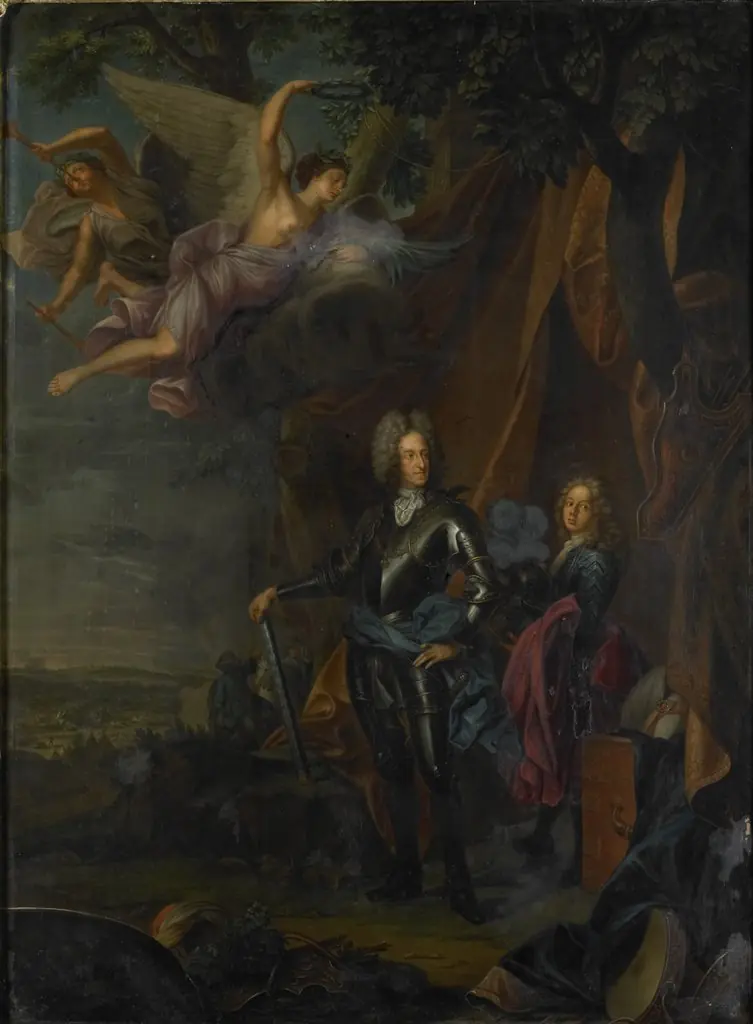 Portrait of Maximilian II, Elector of Bavaria, at the Battle of Mohács against the Turks