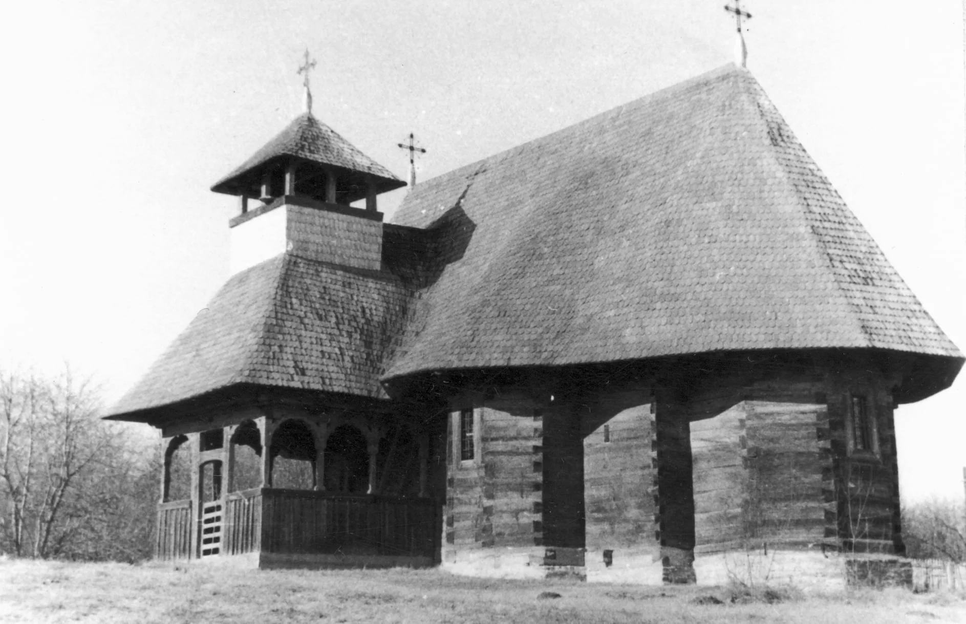 Biserica Răpciuni în Muzeul Satului, București, 1960