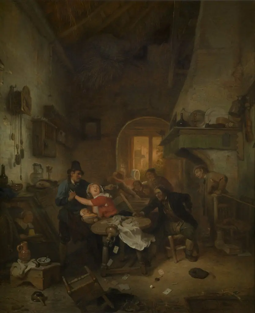 Cardplayers Quarreling