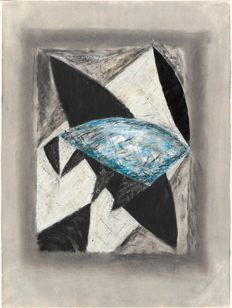 Untitled, by Bill Jensen, tempera, 1980