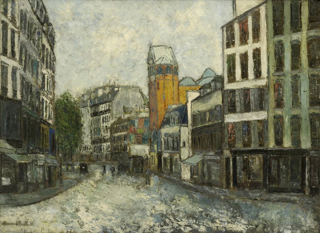 Untitled, by Maurice Utrillo, oil, 1910