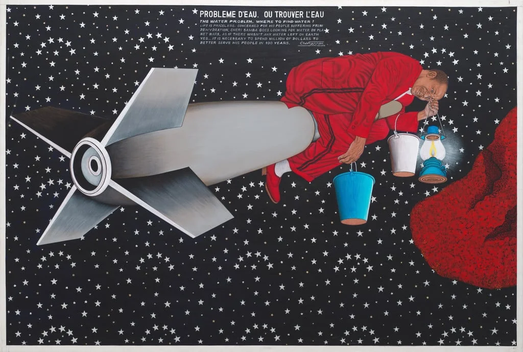 Untitled, by Chéri Samba, acrylic, 2004