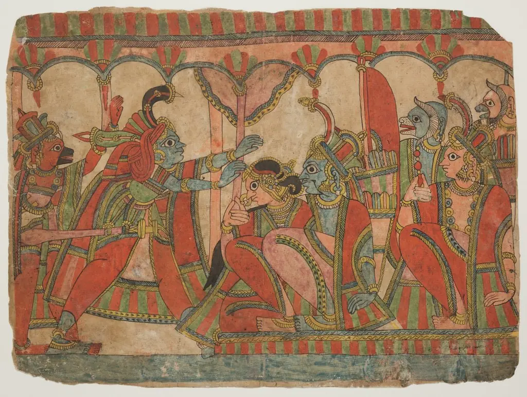 Scene from the Ramayana