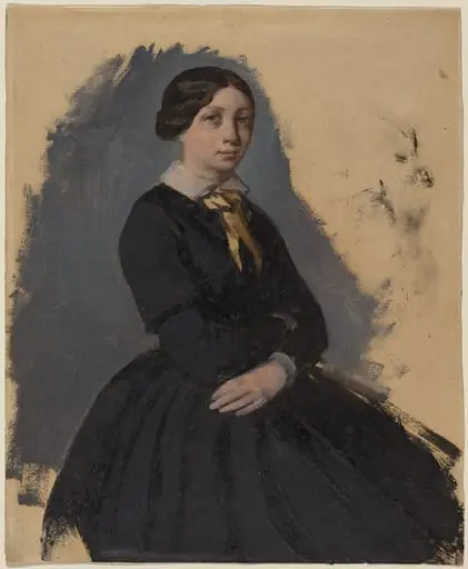 Young Woman in Black