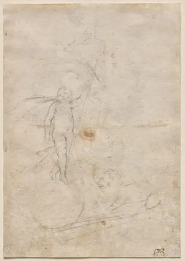Resurrected Christ and Lamb of God (verso)