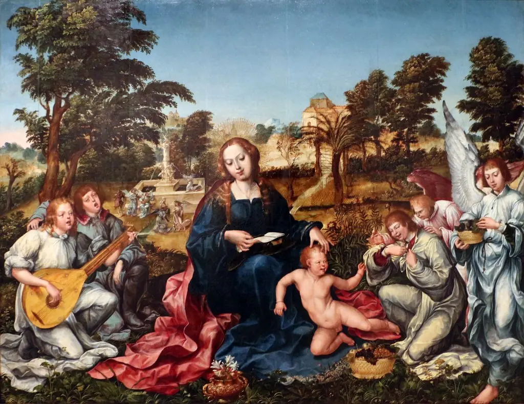 The Virgin, the Child and Angels