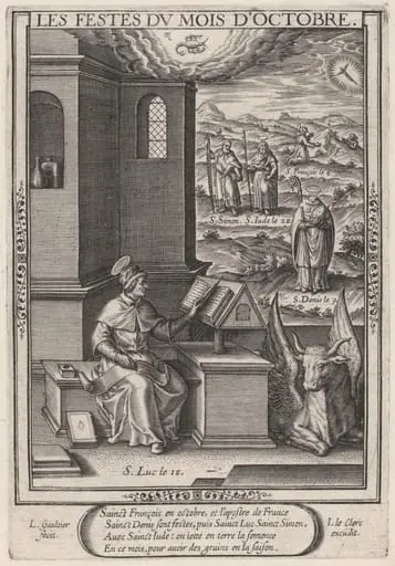Les Festes du mois de Octobre (October: Saint Luke)