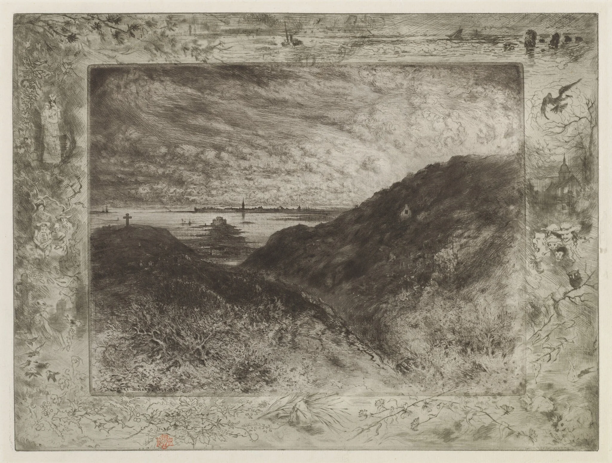 La Falaise: Baie de Saint-Malo (The Cliff: Saint-Malo Bay)